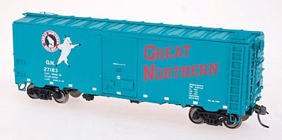 Intermountain 40 12-Panel Boxcar Great Northern HO Scale Model Train Freight Car #46015