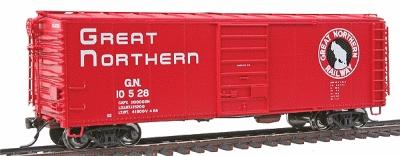 Intermountain Plywood Panel 40 Boxcar Great Northern HO Scale Model Train Freight Car #46053