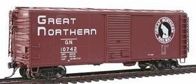Intermountain Plywood Panel 40' Boxcar Great Northern HO Scale Model Train Freight Car #46054