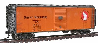Intermountain Plywood Panel 40 Boxcar Great Northern HO Scale Model Train Freight Car #46055