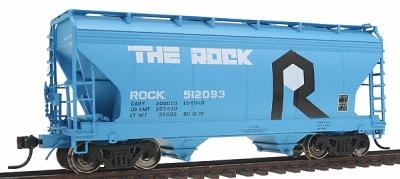 Intermountain ACF 2-Bay Center-Flow Covered Hopper Rock Island HO Scale Model Train Freight Car #46512