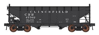 Bachmann USRA 55 Tonnen 2-Bay Hopper – Clinchfield – N Scale (1:160) – Güterwagen Für Modellbahnanlagen