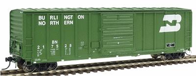 Intermountain 5277 Cu.Ft. Exterior-Post Boxcar Burlington Northern HO Scale Model Train Freight Car #47504