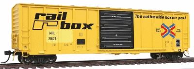 Intermountain 5277 Cu.Ft. Exterior-Post Boxcar Montana Railbox HO Scale Model Train Freight Car #47518