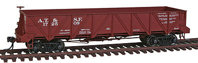 Intermountain Santa Fe Caswell Gondola Santa Fe Class Ga-9 HO Scale Model Train Freight Car #47756