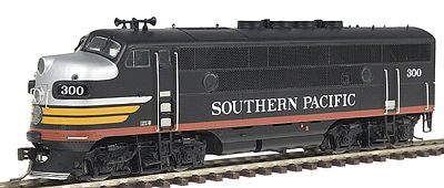 Intermountain EMD F3A Powered Southern Pacific black HO Scale Model Train Diesel Locomotive #49102