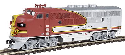 Intermountain EMD F3A - Standard DC - Santa Fe HO Scale Model Train Diesel Locomotive #49105