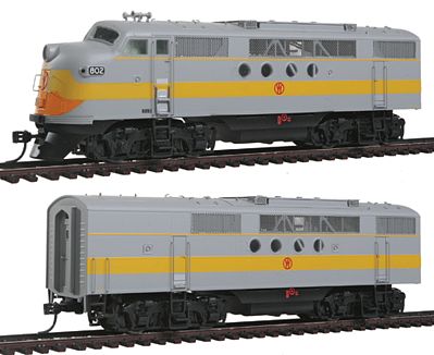 Intermountain EMD FTA-B Set DCC - New York, Ontario & Western HO Scale Model Train Diesel Locomotive #49231