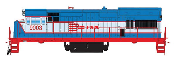 Intermountain U18b Dc Fnm Ho Scale Model Train Diesel Locomotive