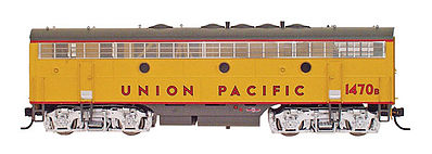 Intermountain F7B Unit phase 1 Union Pacific HO Scale Model Train Diesel Locomotive #49539
