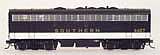Intermountain EMD F7B w/Sound & DCC - Southern (black) HO Scale Model Train Diesel Locomotive #49578s