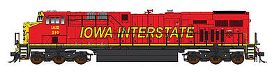 Intermountain ES44AC Iowa Interstate HO Scale Model Train Diesel Locomotive #49747