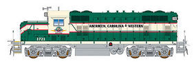Intermountain GP16 Loco Aberdeen, Carolina & Western HO Scale Model Train Diesel Locomotive #49835