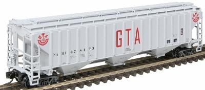 Intermountain PS2CD 4750 Cubic Foot 3-Bay Covered Hopper CPAA N Scale Model Train Freight Car #65388