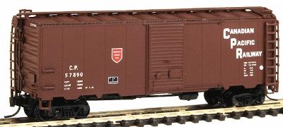 Intermountain Modified AAR 40 Box Car Canadian Pacific Newsprint N Scale Model Train Freight Car #65820