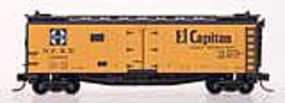 Intermountain 40' Steel Ice Reefer Santa Fe ''El Capitan'' N Scale Model Train Freight Car #66112