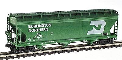 Intermountain ACF 4650 Cubic Foot 3-Bay Covered Hopper BN N Scale Model Train Freight Car #67001