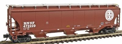 Intermountain Trinity 5161 Cubic Foot Covered Hopper BNSF N Scale Model Train Freight Car #67201