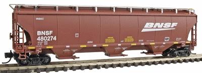 Intermountain Trinity 5161 Cubic Foot Covered HopperBNSF Railway N Scale Model Train Freight Car #67207