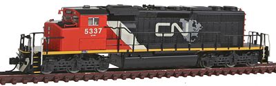 Intermountain EMD/GMDD SD40-2W DC Canadian National N Scale Model Train Diesel Locomotive #69307