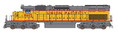 Intermountain SD40T-2 DCC UP - N-Scale