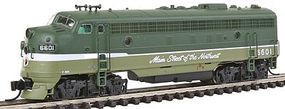Intermountain FP7 without Sound Northern Pacific Lowey N Scale Model Train Diesel Locomotive #69933