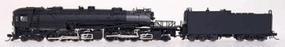 Intermountain AC-12 4-8-8-2 Cab Forward Painted, Unlettered N Scale Model Train Steam Locomotive #79001