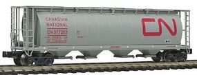 Intermountain 59' 4-Bay Cylindrical Covered Hopper Canadian National Z Scale Model Train Freight Car #85205