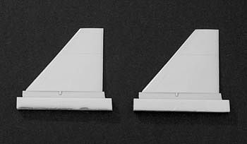 Isradecal F16A/B Block 5/10 Small Stabilators for HSG Plastic Model Aircraft Accessory 1/48 #48011