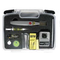 Iso Quick Charge Cordless Soldering Tool Kit 7700 Soldering Iron, Charging Base, 3 Tips, Titan Torch, Solder, Case