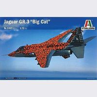 Italeri Jaguar Gr.3 Big Cat Special Colors Plastic Model Airplane Kit 1/72 Scale #1357s