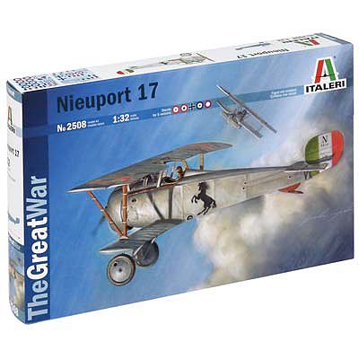 Italeri Nieuport 17 Plastic Model Airplane Kit 1/32 Scale #2508s