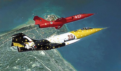 Italeri F-104G Starfighter Special Colors Plastic Model Airplane Kit 1/48 Scale #2777s