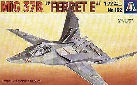 Italeri MiG-37B Ferret Plastic Model Airplane Kit 1/72 Scale #550162