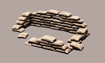 Italeri Sandbags Plastic Model Military Diorama Kit 1/35 Scale #550406