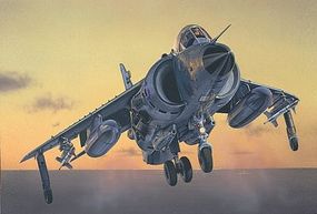 Italeri Sea Harrier FRS1 Fighter/Bomber Plastic Model Airplane Kit 1/72 Scale #551236