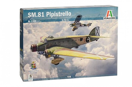 Italeri SM.81 Pipistrello Plastic Model Airplane Kit 1/72 Scale #551388