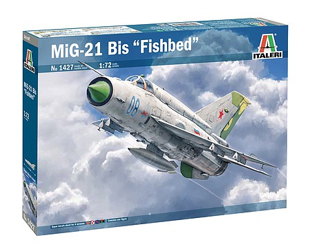 Italeri MiG-21 BIS Fishbed Plastic Model Airplane Kit 1/72 Scale #551427