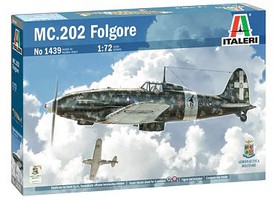 Italeri MC202 Folgore WWII Fighter Plastic Model Airplane Kit 1/72 Scale #551439