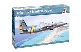 Italeri FOKKER F-27 MARITIME PATR Plastic Model Airplane Kit 1/72 Scale #551455
