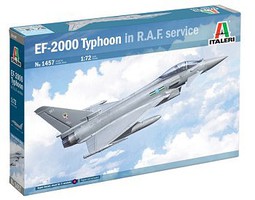Italeri EF2000 Typhoon Eurofighter RAF Service Plastic Model Airplane Kit 1/72 Scale #551457