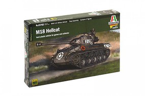 Italeri M18 Hellcat Tank Plastic Model Military Vehicle Kit 1/56 Scale #5515762