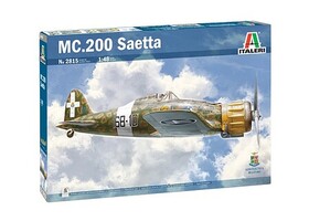 Italeri MC 200 SAETTA Plastic Model Airplane Kit 1/48 Scale #552815