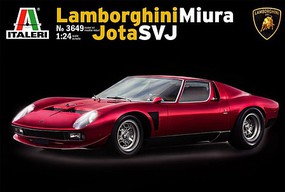 Italeri Lamborghini Miura JOTA Plastic Model Car Vehicle Kit 1/24 Scale #553649