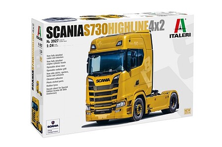 Italeri SCANIA S730 HIGHLINE 4X2 Plastic Model Truck Kit 1/24 Scale #553927