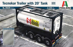 Tecnokar 20 Tank Trailer Plastic Model Truck Trailer Kit 1/24 Scale #553929