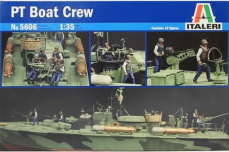 PT Boat Crew Figures Plastic Model Military Figure Kit 1/35 Scale ...