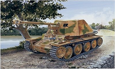 Italeri Panzerjager Marder III Tams 3528 Plastic Model Military Vehicle Kit 1/35 Scale #556210