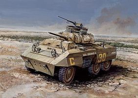 Italeri M8 Greyhound Light Armored Vehicle Plastic Model Military Vehicle Kit 1/35 Scale #556364