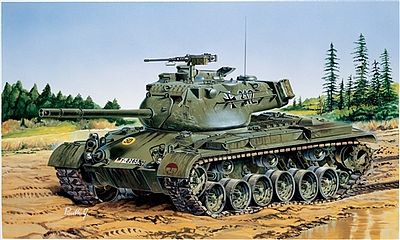 Italeri M47 Patton Tank Plastic Model Military Vehicle Kit 1/35 Scale #556447